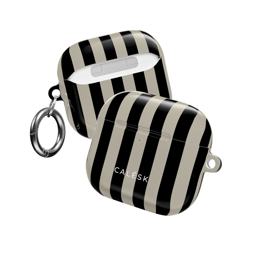 Grey Scale Earbuds Case