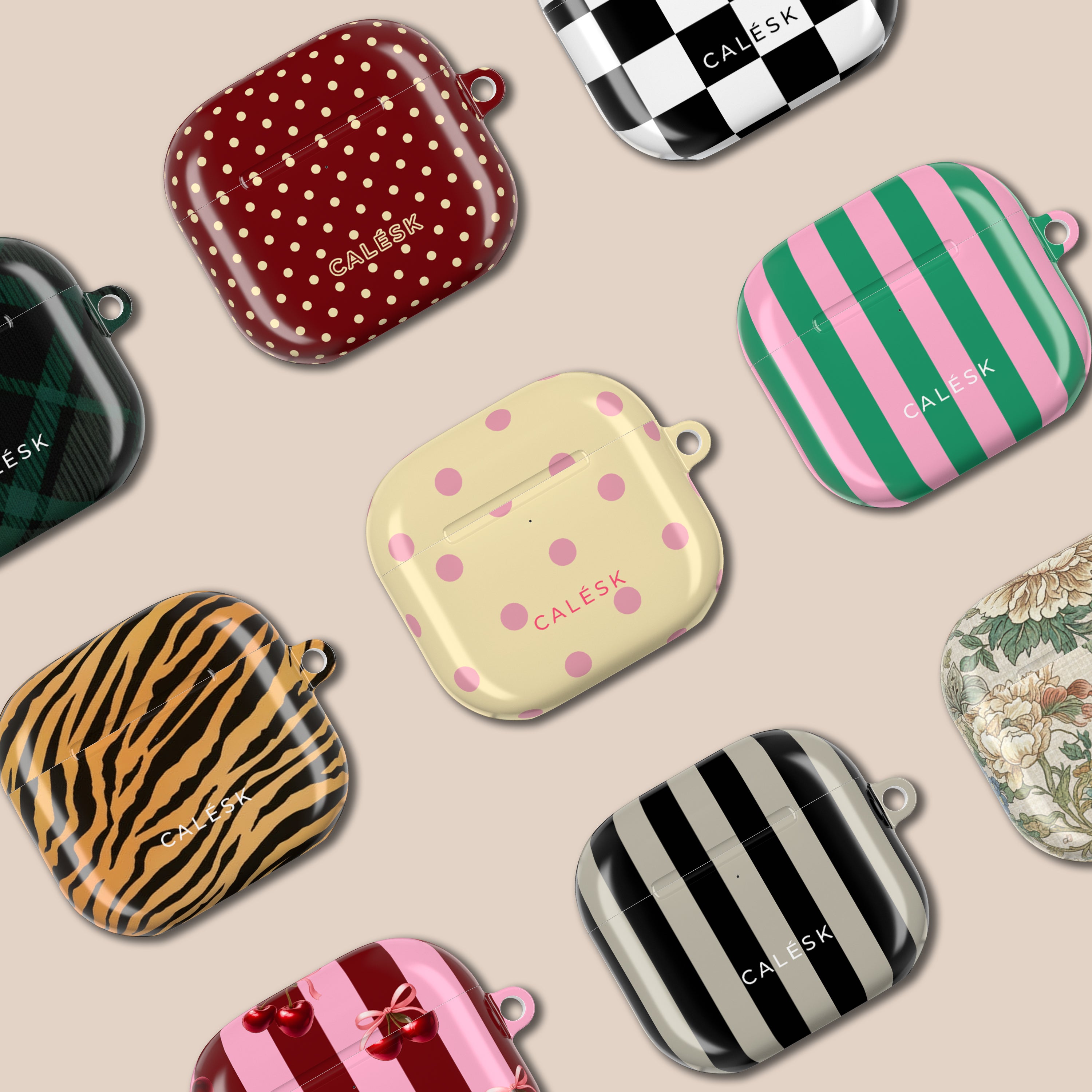 Soft Blush Earbuds Case